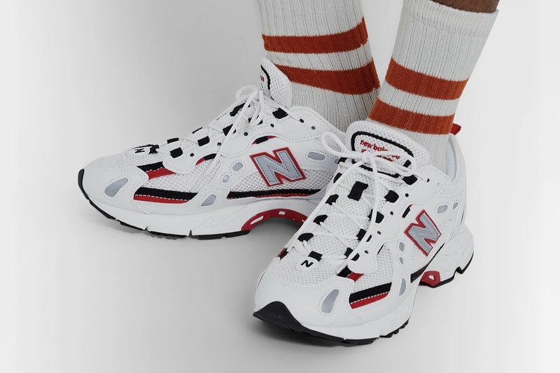 new balance 827 mr porter white royal blue orange black red release information buy cop purchase details ML827AAA