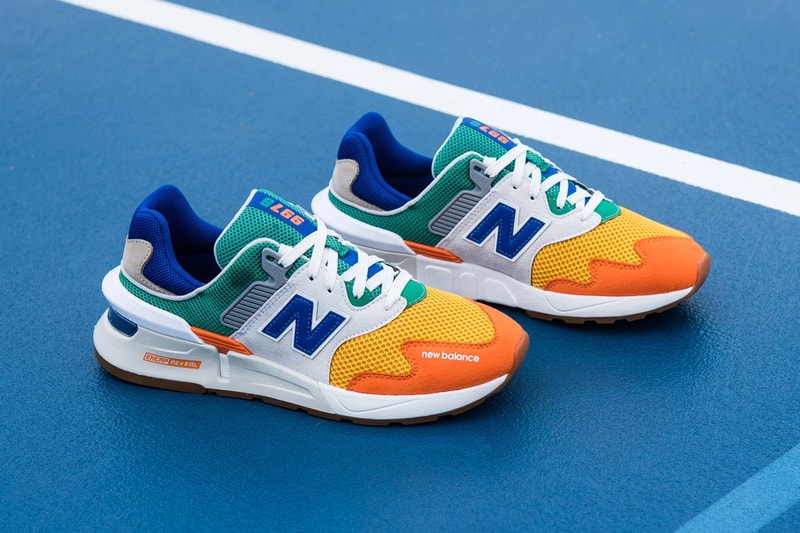 new balance 997s multicolor MS997JHX grey orange yellow green blue white