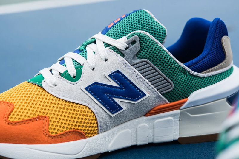 new balance 997s multicolor MS997JHX grey orange yellow green blue white