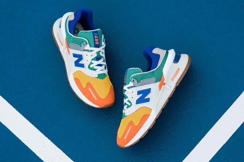 new balance 997s multicolor MS997JHX grey orange yellow green blue white