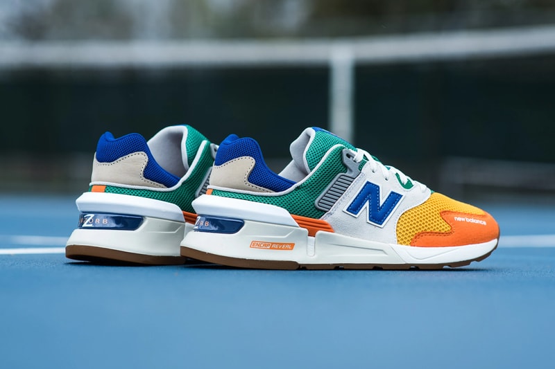 new balance 997s multicolor MS997JHX grey orange yellow green blue white