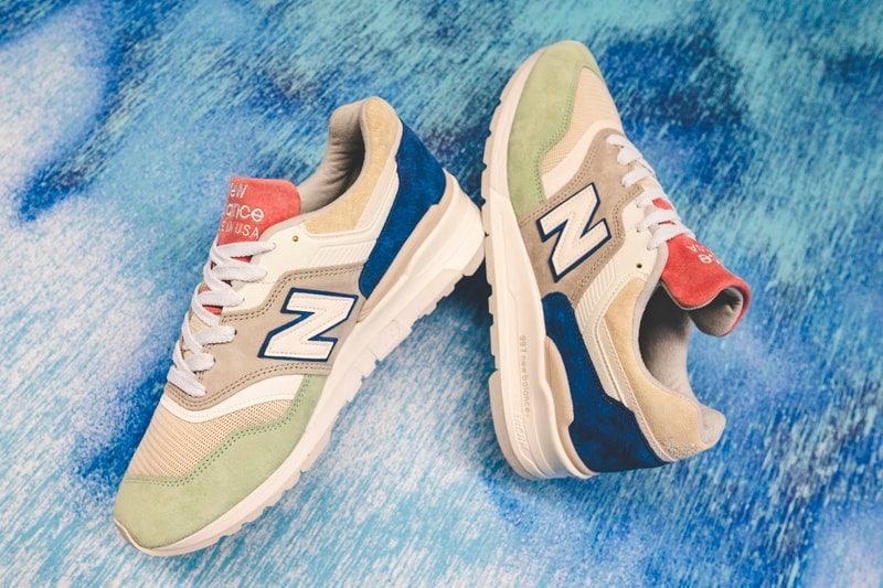New Balance M997SOA Made in USA Seasonal Colors footwear sneakers shoes menswear streetwear kicks trainers runners spring summer 2020 collection suede leather pigskin