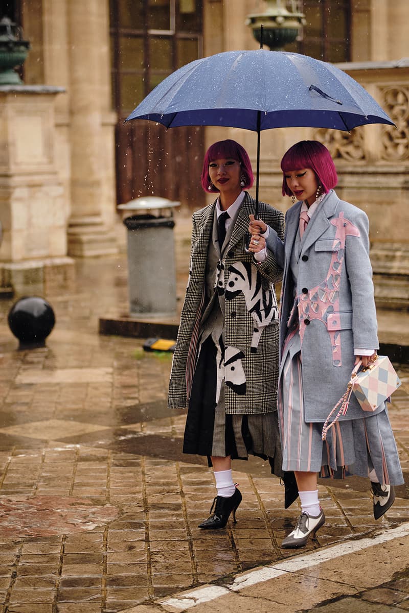 Paris Fashion Week Fall/Winter 2020 Streetstyle Womenswear Looks HYPEBAE Spotted Bella Hadid Kaia Gerber Michéle Lamy Dior Maison Margiela Louis Vuitton Jordans LOEWE Rick Owens Alexa Chung