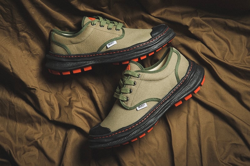 Nigel Cabourn x Maison Mihara Yasuhiro Army Combat Shoe British Army Military French Shoes Canvas Sneakers Vintage shoes kicks trainers 