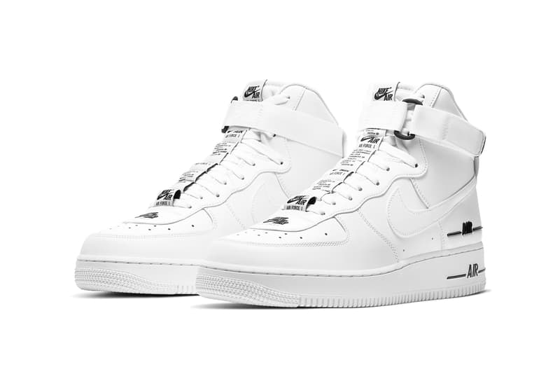 Nike Air Force 1 High 07 Lv8 3 White Black Hypebeast