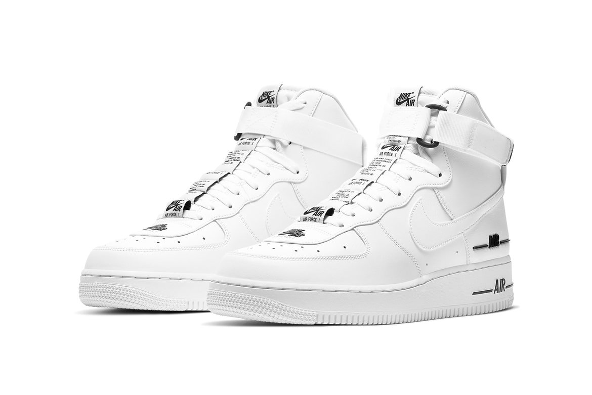 Nike Air Force 1 High 07 Lv8 3 White Black Hypebeast Nike Air Force 1 High 07 Lv8 3 White Black Hypebeast