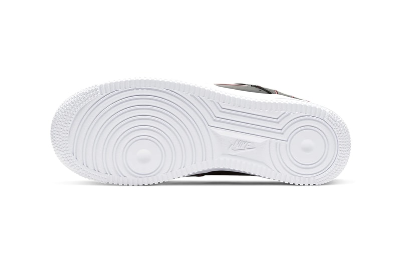 Nike Air Force 1 Jewel Black University Red White chicago bulls pinstripe menswear streetwear shoes sneakers footwear runners trainers kicks basketball spring summer 2020 collection