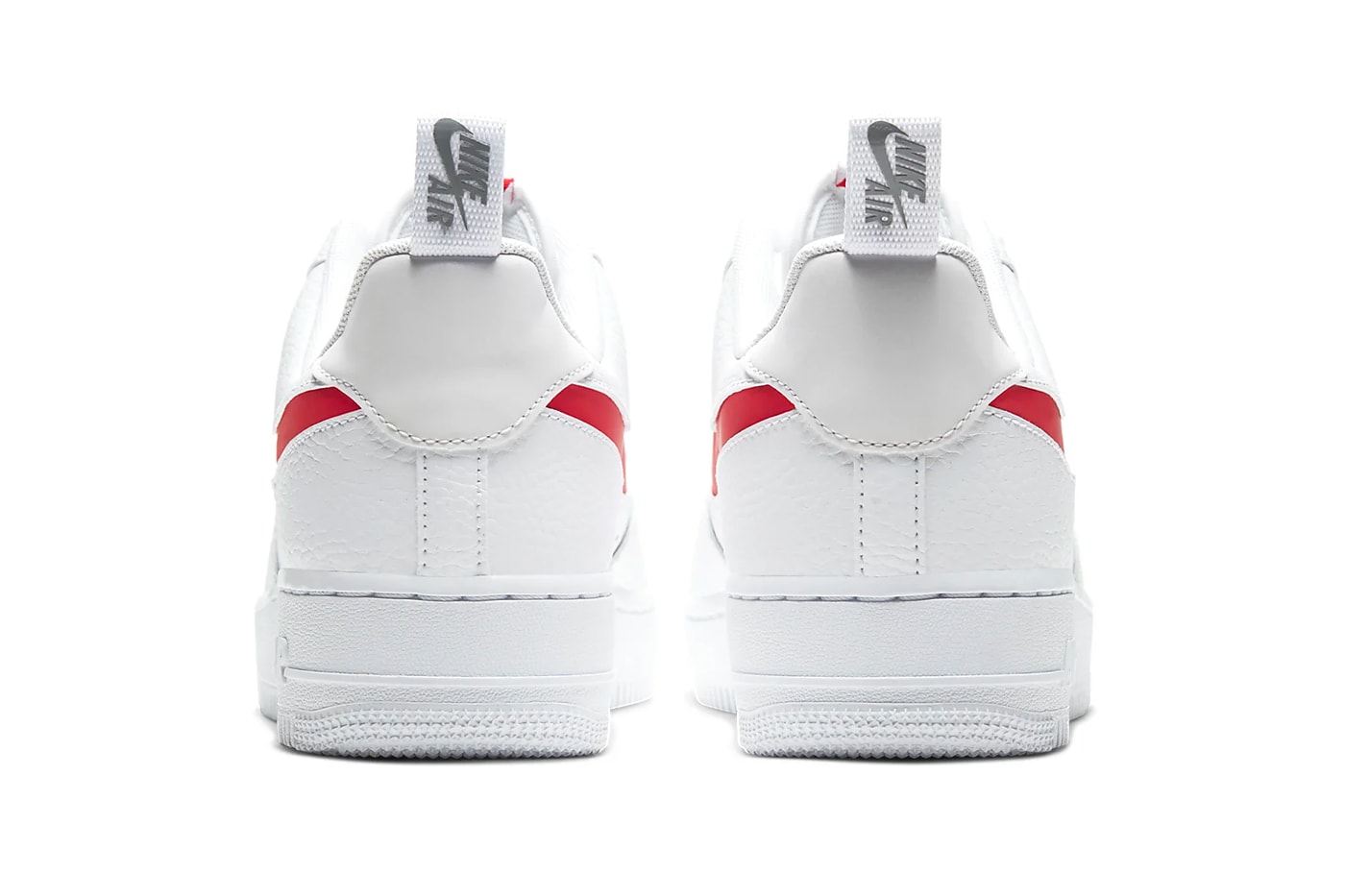 Nike Air Force 1 LV8 Utility White University Red Black Light Smoke Grey menswear streetwear shoes footwear kicks trainers runners spring summer 2020 collection CW7579 001 101