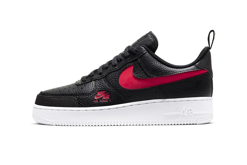 Nike Air Force 1 LV8 Utility White University Red Black Light Smoke Grey menswear streetwear shoes footwear kicks trainers runners spring summer 2020 collection CW7579 001 101