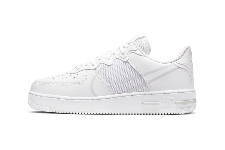 Nike Strips Air Force 1 React D/MS/X Back With All-White Colorway