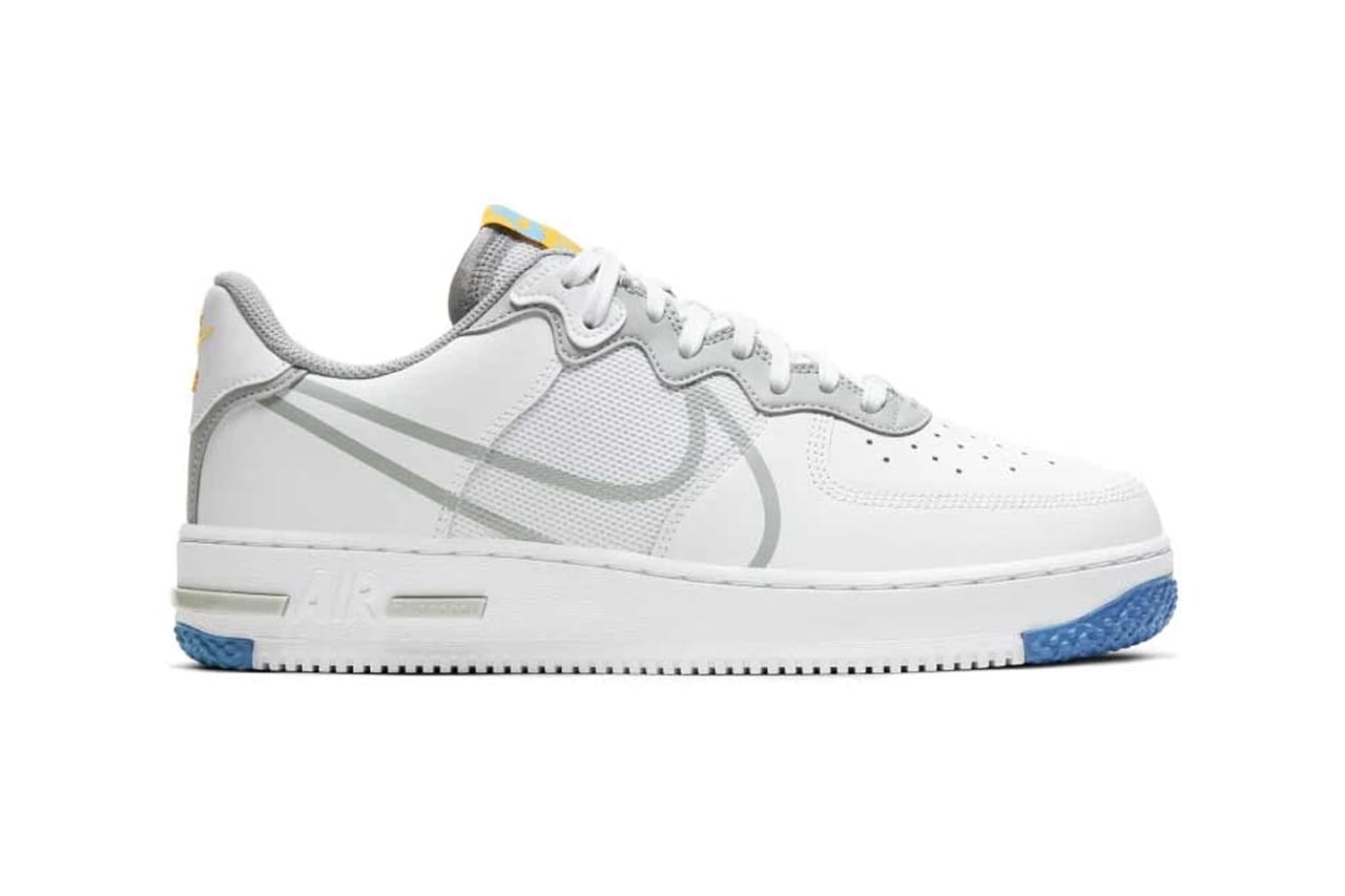 nike air force with grey tick