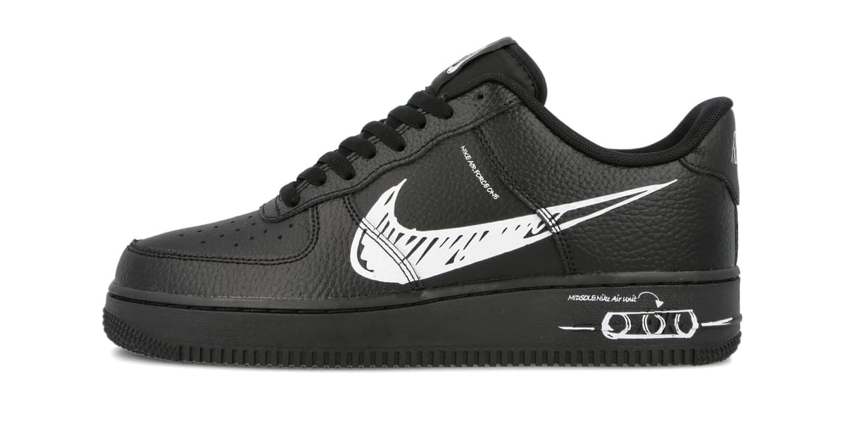 air force 1 with black check