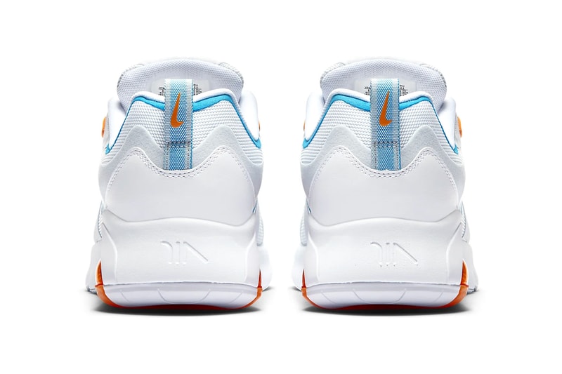 Nike Air Max 200 White Laser Blue Football Gray Bombay CT1262 001 Miami Dolphins Color sneakers footwear shoes menswear streetwear spring summer 2020 collection sneakers trainers