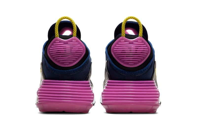 nike sportswear air max 2090 blue void black active fuchsia chrome yellow CT7695 401 release date info photos price