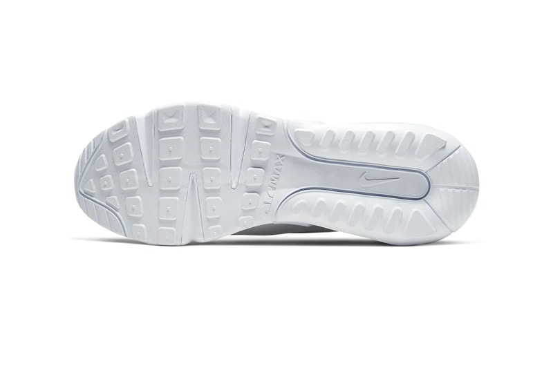 Nike Air Max 2090 Pure Platinum White wolf gray menswear streetwear sneakers shoes kicks trainers runners 2020 spring summer collection swoosh BV9977 100 air unit sole footwear