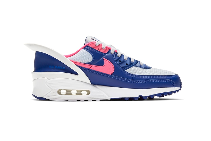 nike air max 90 flyease white black metallic gold deep royal blue hyper pink CU0814 100 101 release date info photos price