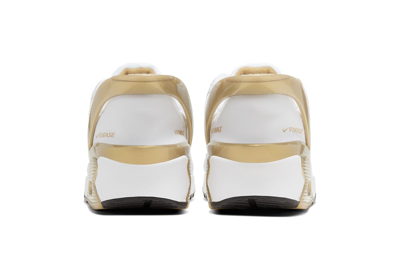 nike air max 90 flyease white black metallic gold deep royal blue hyper pink CU0814 100 101 release date info photos price