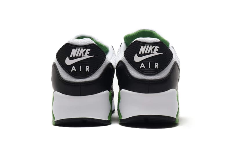 CT4352-102 nike air max 90 30th anniversary white chlorophyll colorway sneakers shoes 