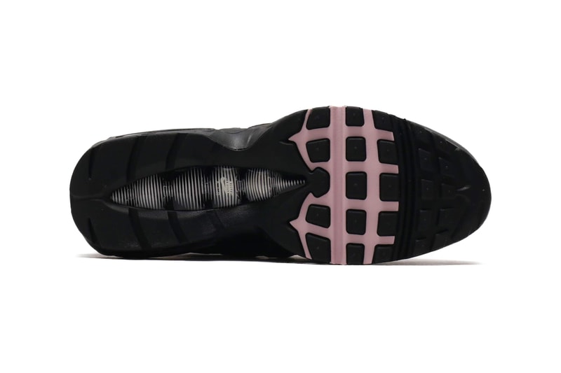 Nike Air Max 95 Black Pink Foam cj0588 001 GUNSMOKE GREY FOG menswear streetwear swoosh sneakers shoes footwear kicks trainers runners low top spring summer 2020 collectionq