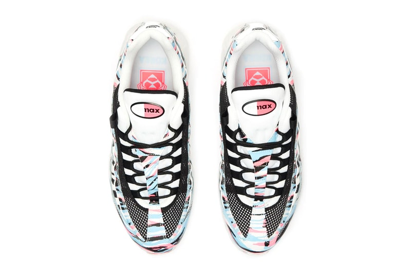 Nike Air Max 95 CTRY Korea 25th Anniversary CW2359 100 White Black Royal Tint Racer Pink color scheme