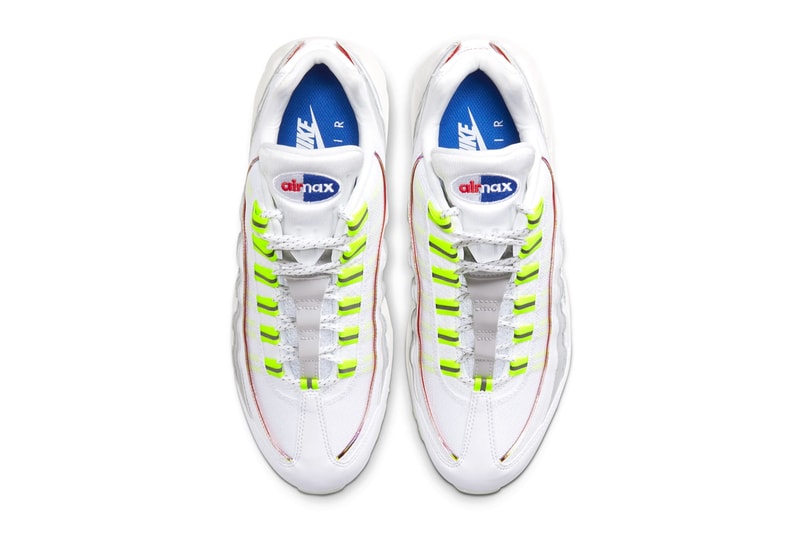 Nike Air Max 95 De Lo Mio sneakers shoes footwear menswear streetwear kicks trainers runners spring summer 2020 collection swoosh dominican republic white ecru air unit sole