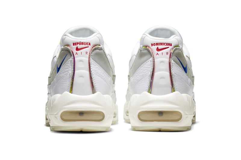 Nike Air Max 95 De Lo Mio sneakers shoes footwear menswear streetwear kicks trainers runners spring summer 2020 collection swoosh dominican republic white ecru air unit sole