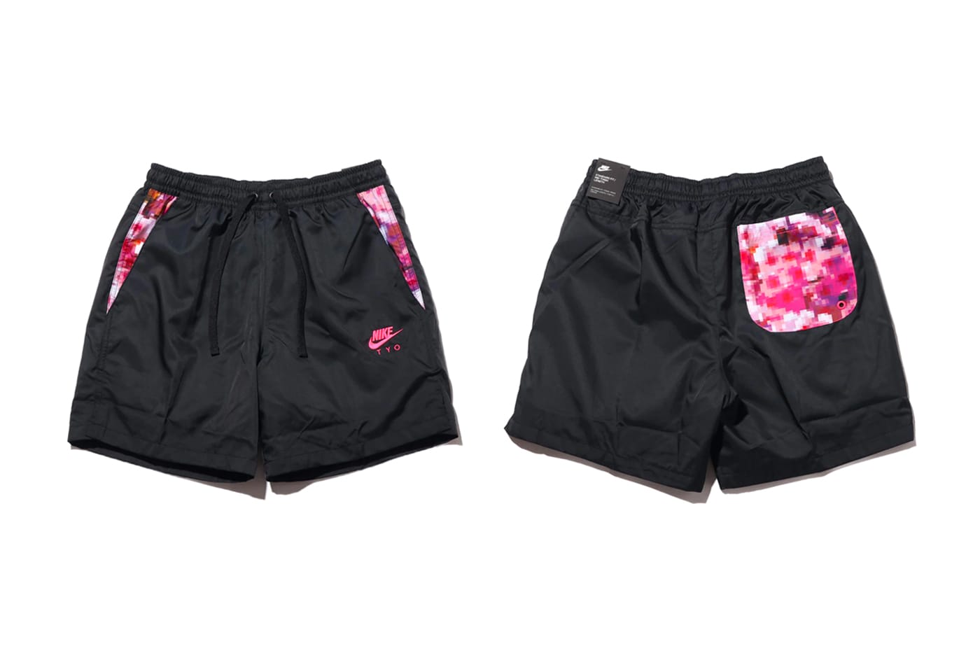 nike cherry blossom shorts