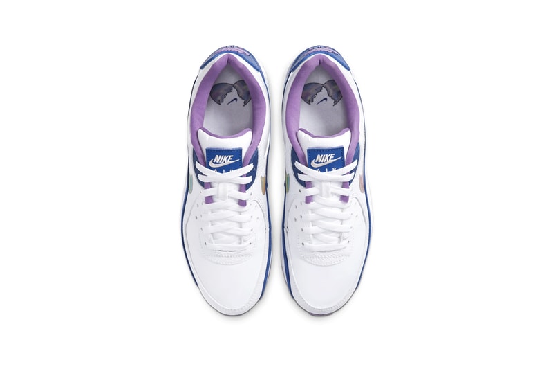 Nike Air Max 97 Air Max 90 Air Max 270 React Easter Pack Release Information Seasonal Footwear Sneaker Drop Date Swoosh White/Washed Coral/Hyper Blue/Purple Nebula White/Washed Coral/Hyper Blue/Multi-Color Eggs Colorways 