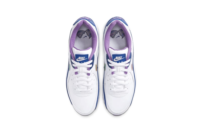 Nike Air Max 97 Air Max 90 Air Max 270 React Easter Pack Release Information Seasonal Footwear Sneaker Drop Date Swoosh White/Washed Coral/Hyper Blue/Purple Nebula White/Washed Coral/Hyper Blue/Multi-Color Eggs Colorways 