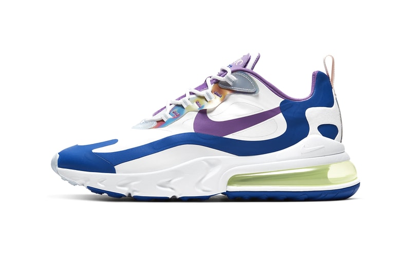 Nike Air Max 97 Air Max 90 Air Max 270 React Easter Pack Release Information Seasonal Footwear Sneaker Drop Date Swoosh White/Washed Coral/Hyper Blue/Purple Nebula White/Washed Coral/Hyper Blue/Multi-Color Eggs Colorways 