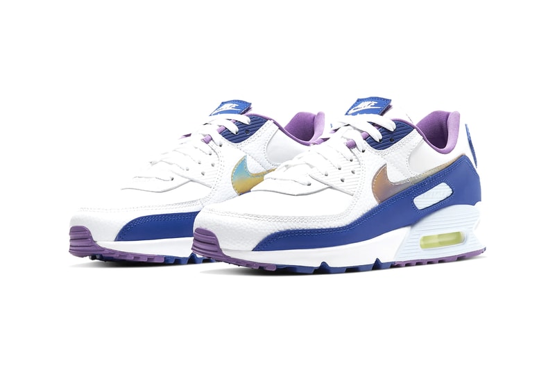 Nike Air Max 97 Air Max 90 Air Max 270 React Easter Pack Release Information Seasonal Footwear Sneaker Drop Date Swoosh White/Washed Coral/Hyper Blue/Purple Nebula White/Washed Coral/Hyper Blue/Multi-Color Eggs Colorways 