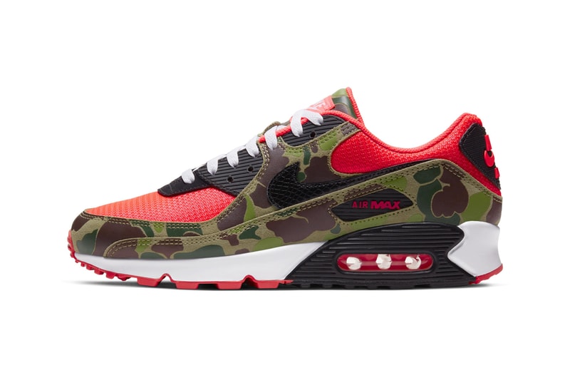 nike air max day 2020 90 2090 reverse duck camo CW6024 600 metallic gold silver by you release dates info photos price