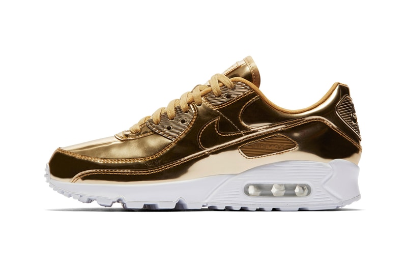 nike air max day 2020 90 2090 reverse duck camo CW6024 600 metallic gold silver by you release dates info photos price