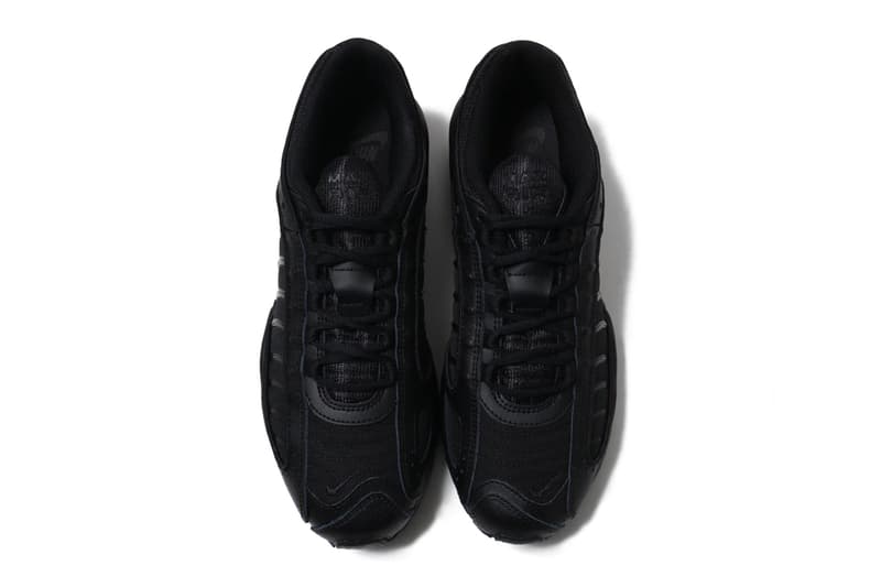 Nike Air Max Tailwind IV Black Black triple mens sneakers streetwear footwear shoes runners trainers kicks spring summer 2020 collection aq2567 005 swoosh tonal sportswear