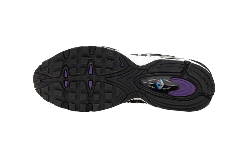 Nike Air Max Tailwind IV "Black/Pollen Rise/Voltage Purple/White" Release date info price details  U9240001 where to cop eastbay acg hike man tag hangtag
