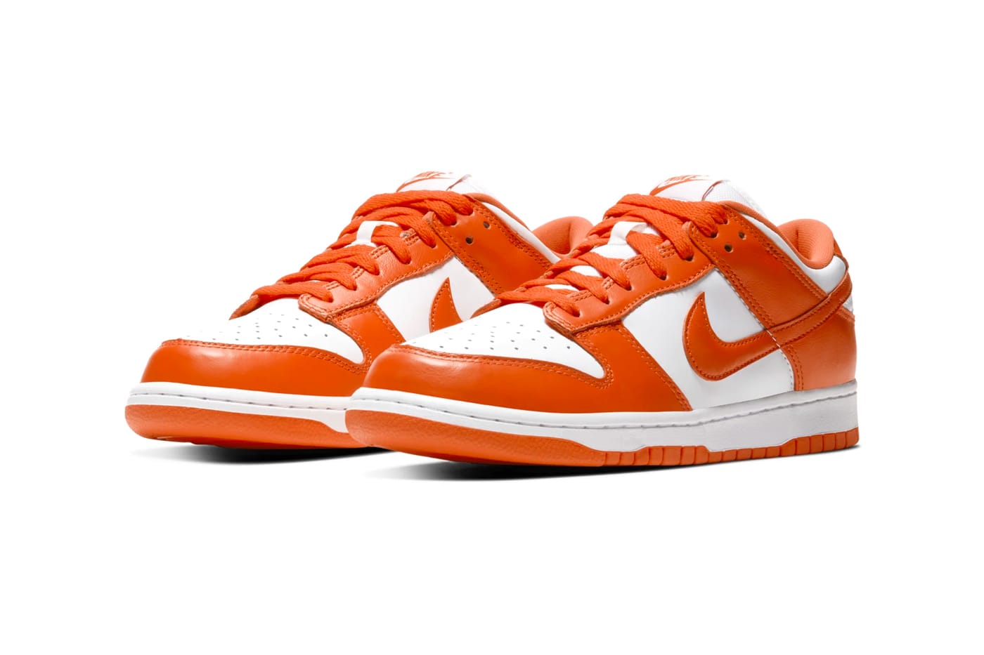 orange and white sb dunks