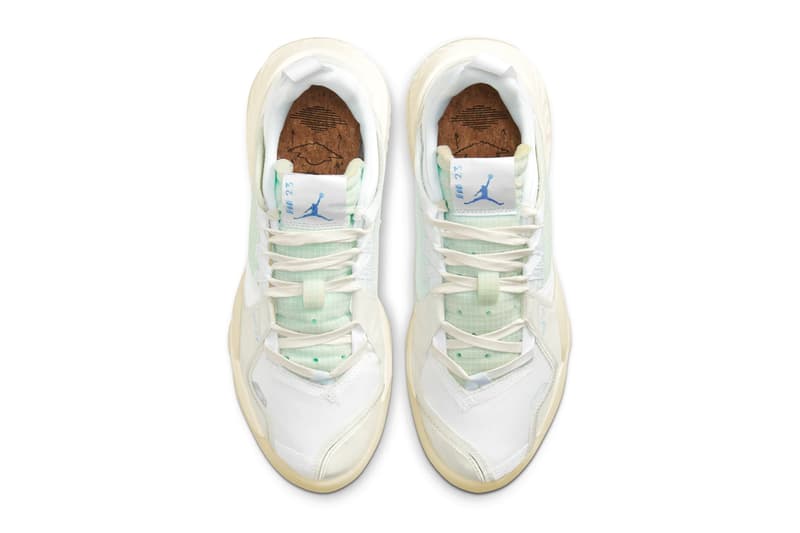 Nike Jordan brand Delta SP "Sail" Release Info React TPU upper drop date price details 000 23 cream blue mesh cork insole 