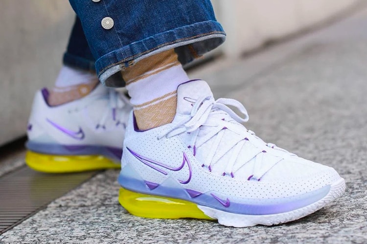 The Nike LeBron 17 Low "Lakers Home" Is Dressed in Purple & Gold