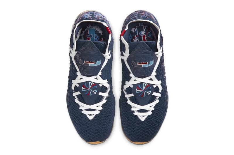 Nike LeBron 17  RED/WHITE/BLUE Release Laker Olympics American USA LeBron James LBJ King James Basketball Sports 