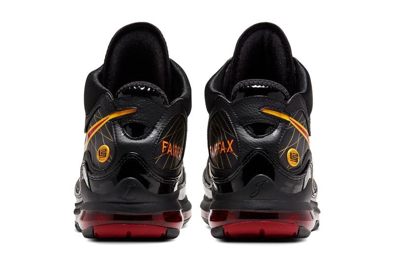 nike lebron 7 fairfax high school pe player edition black varsity red maize CU5646 001 release date info photos price