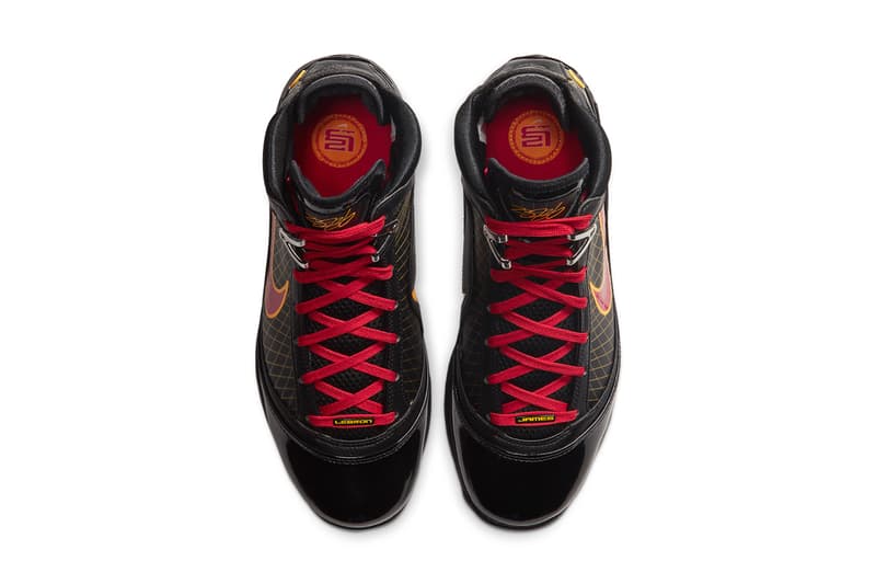 nike lebron 7 fairfax high school pe player edition black varsity red maize CU5646 001 release date info photos price