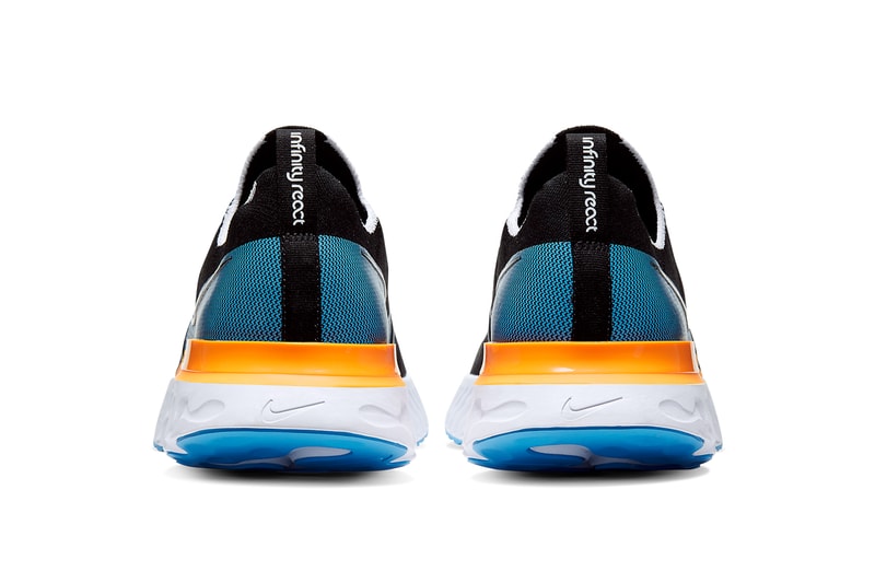 nike react infinity run black laser orange white university blue CD4371 007 release date info photos price