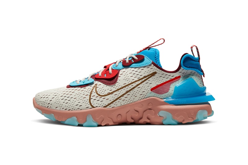 nike d ms x react vision desert oasis light bone terra blush photo blue release date info photos price