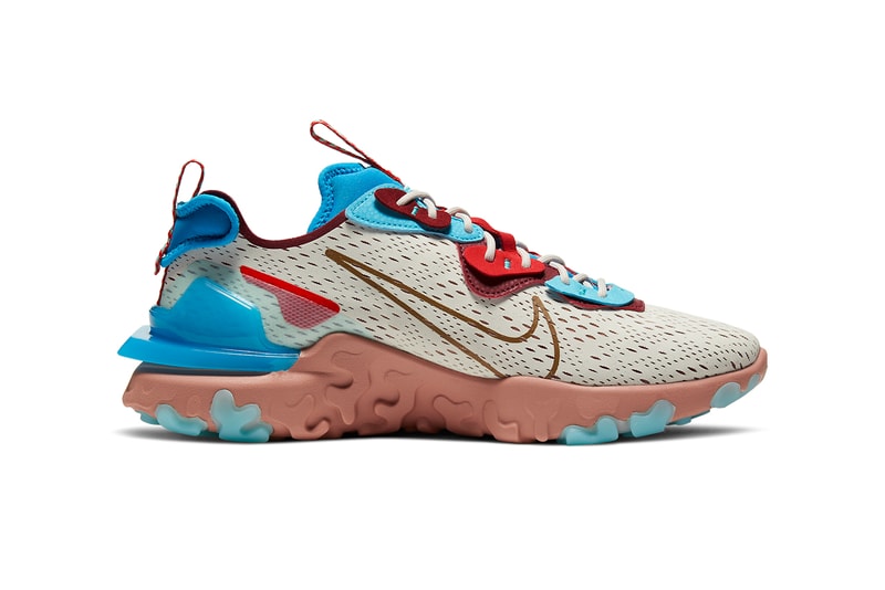 nike d ms x react vision desert oasis light bone terra blush photo blue release date info photos price