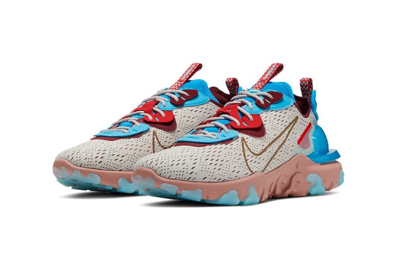 nike d ms x react vision desert oasis light bone terra blush photo blue release date info photos price