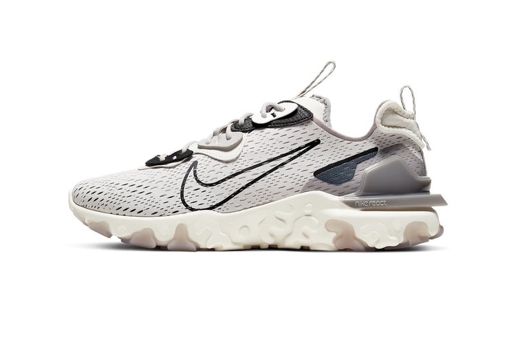 Nike React Vision "Vast Grey" Offers Crisp-Yet-Technical Look