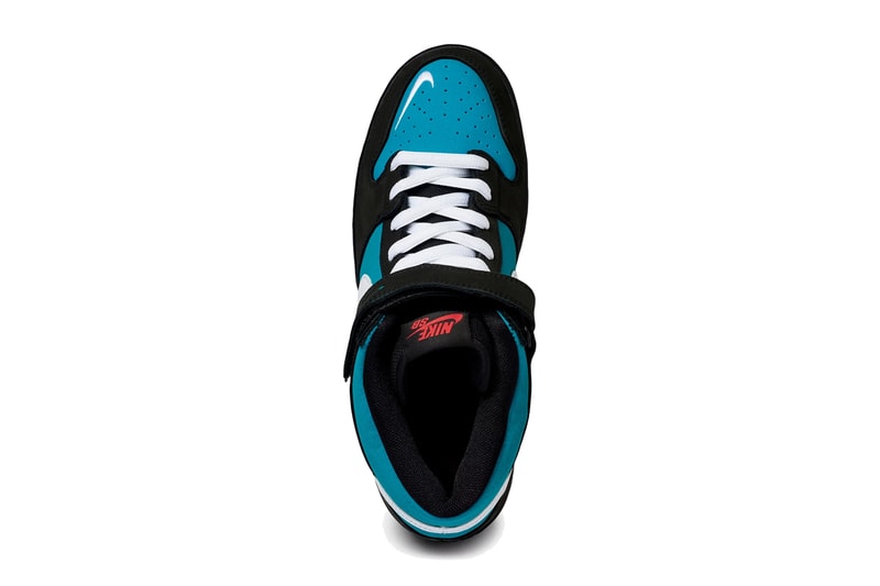 nike sb dunk mid pro black white freshwater blue aqua griffey release date info photos price CV5474 001