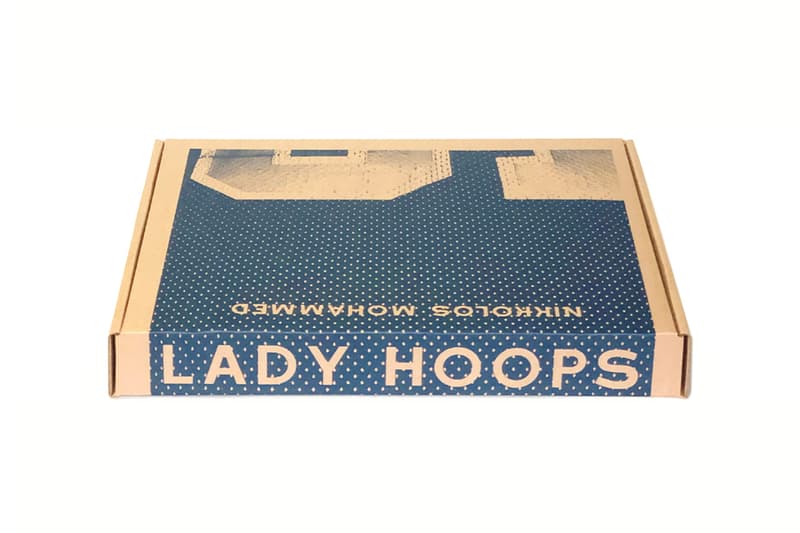 Nikkolos Mohammed "Lady Hoops Box Set" Nick Van Exel Los Angeles Lakers Boston Garden Floor Arena Risographs Prints Charcoal