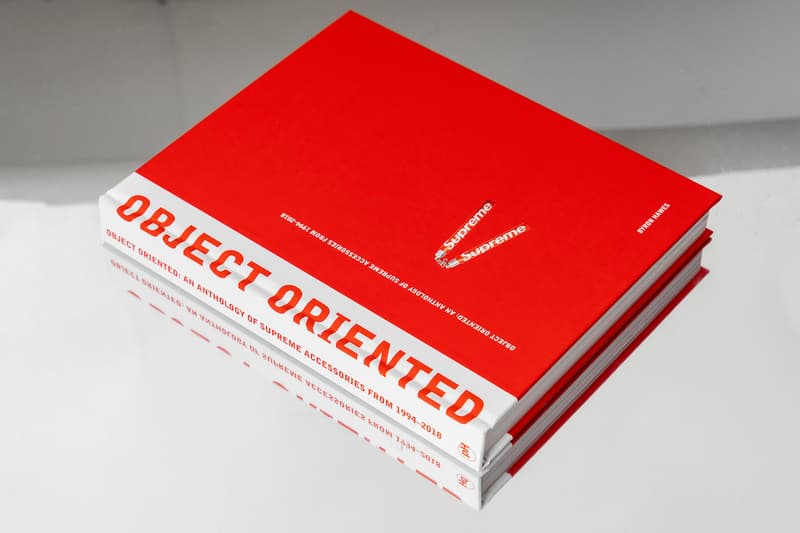 'Object Oriented: An Anthology of Supreme Accessories from 1994-2018' Book Collector's Item Byron Hawes Catalogue Pictures 25 Year History Spanning Works New York Skateboarding Brand 