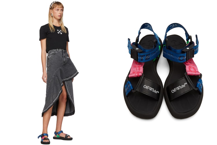 Off-White™ Repurposes the Iconic Industrial Belt Into a Sandal